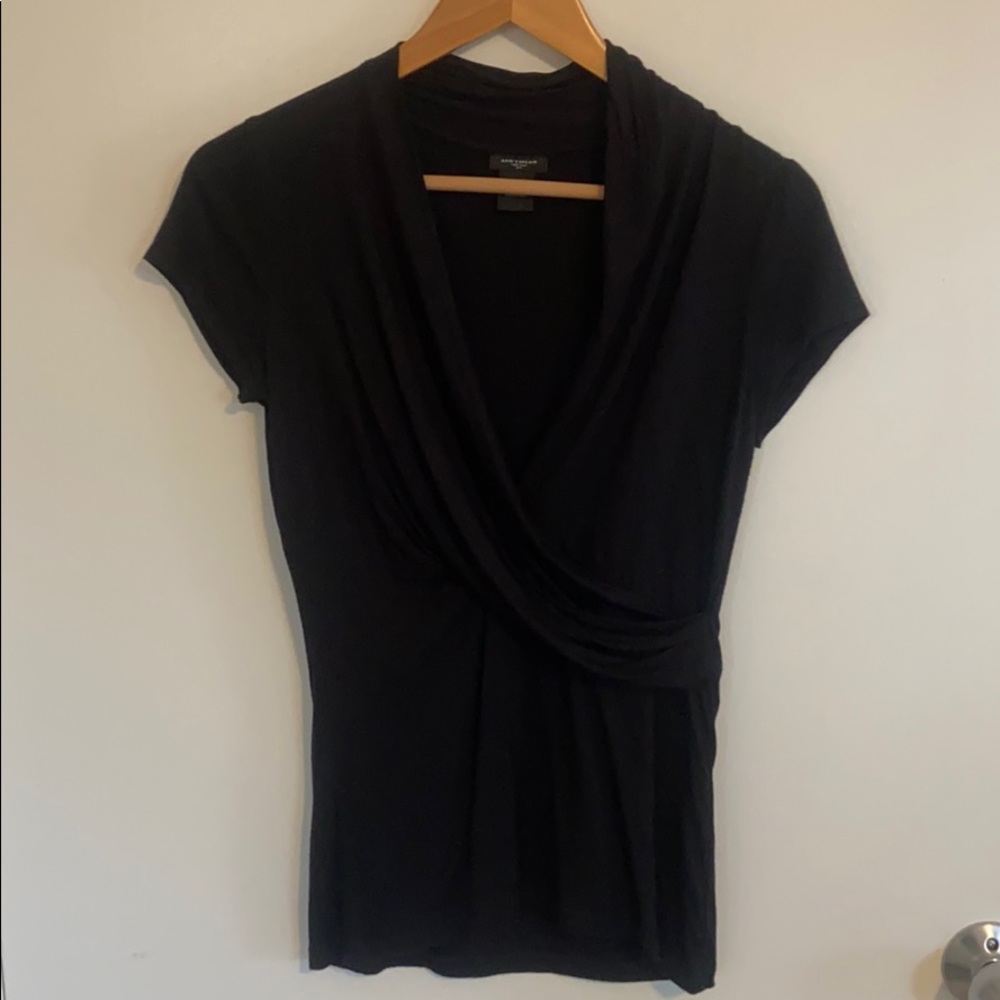 Ann Taylor faux wrap top